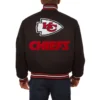 Kansas city chiefs handmade wool jacket black 2