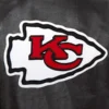 Kansas city chiefs leather varsity jacket black 3