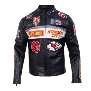 Kansas city chiefs moto jacket
