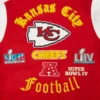 Kansas city chiefs pro standard old english wool and leather varsity jacket 8