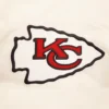 Kansas city chiefs pro standard retro classic white satin varsity jacket 6