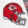 Kansas city chiefs pro standard script tail grey and white varsity jacket 7