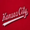 Kansas city chiefs pro standard script tail wool and leather varsity jacket 6