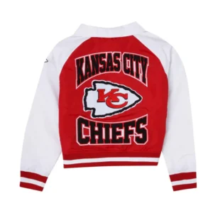Kansas city chiefs red throwback jacket