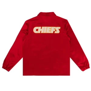 Kansas city chiefs satin windbreaker