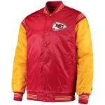 Kansas City Chiefs Enforcer Red/Yellow Satin Jacket