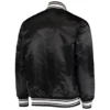 Kansas city chiefs starter locker room black satin varsity jacket 2