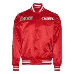 Kansas City Chiefs Turn It Up M Full-Snap Red Satin Jacket