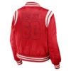 Kansas city chiefs womens full zip bomber varsity jacket red 2 1