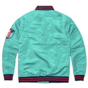 Kansas city current full snap satin varsity jacket 1 1