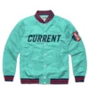 Kansas city current full snap satin varsity jacket 1