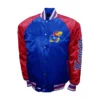 Kansas jayhawks franchise club the game satin varsity jacket 2