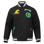 Kentucky State Thorobreds Crest Emblem Black Wool Jacket