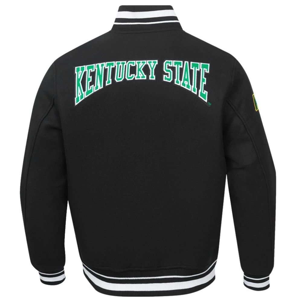 Kentucky state thorobreds crest emblem wool varsity jacket