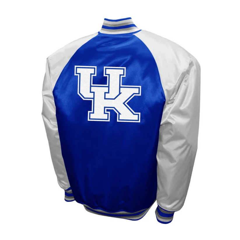 Kentucky wildcats franchise club the game satin varsity jacket 2