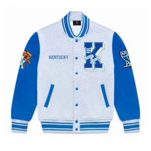 Kentucky wildcats full snap varsity jacket