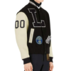 Kenya barris blackaf black and white jacket