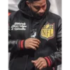 Khadarel hodge hbcu black varsity jacket