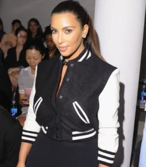 Kim kardashian full snap jacket