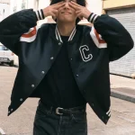 Kim Tae-Hyung Celine Black Satin Jacket
