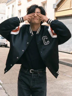 Kim taehyung celine bomber jacket