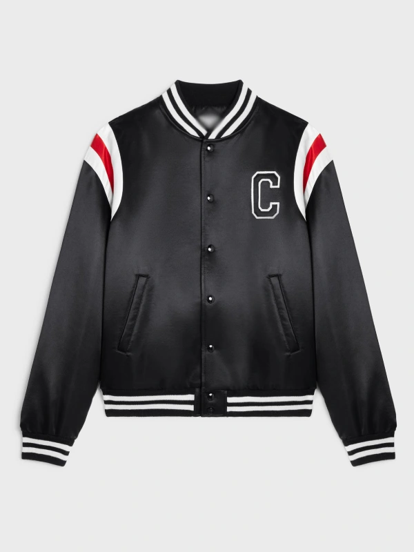 Kim taehyung celine bomber satin jacket