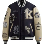 Kith Russell Athletic Wool/Leather Jacket