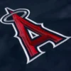 La angels classic satin bomber jacket