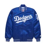 Los Angeles Dodgers 90’s Throwback Blue Satin Jacket