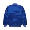 La dodgers 90s throwback blue satin varsity jacket 8
