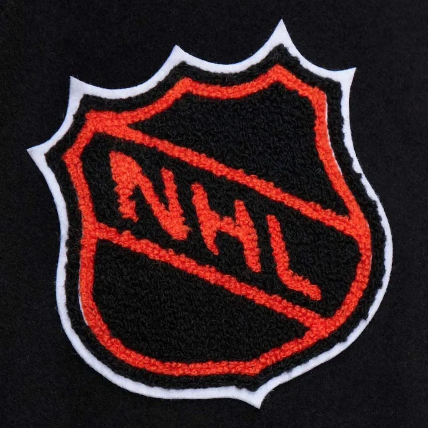 La kings black out wool varsity jacket