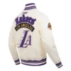 La lakers best of mens satin jacket