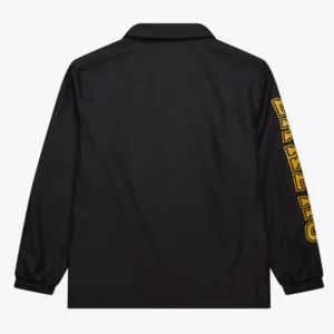 La lakers coaches black satin jacket