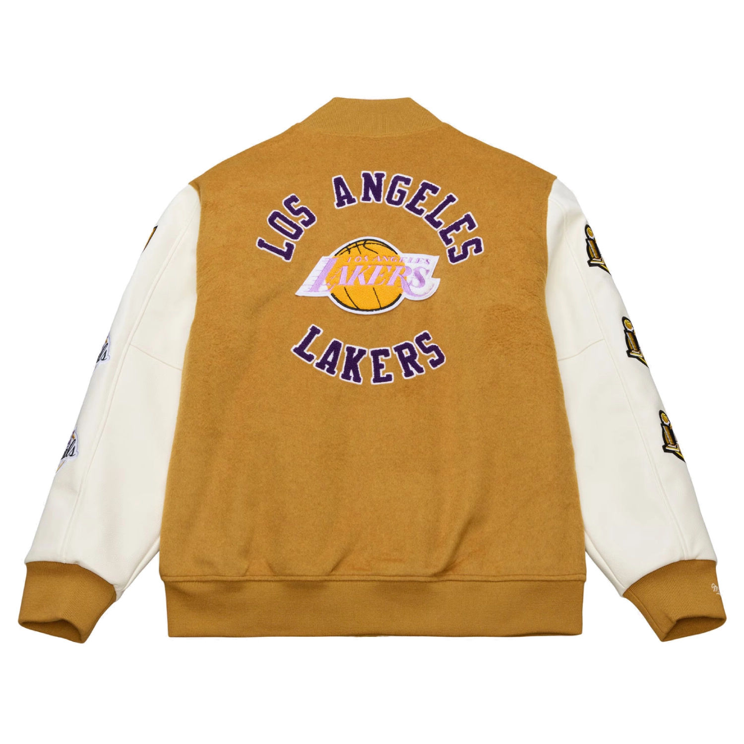 La lakers dusted varsity full snap jacket