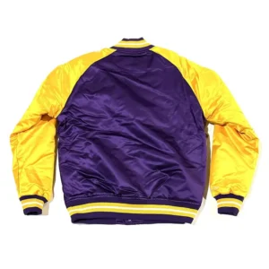 La lakers nba finals 2000 purple yellow varsity jacket