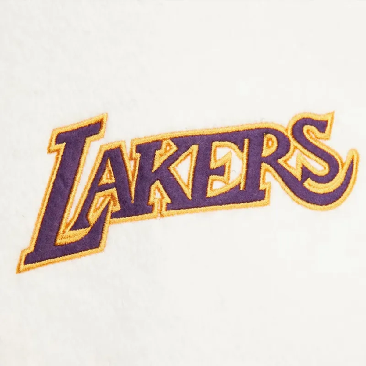 La lakers team history black wool jacket