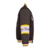 La lakers vintage black wool bomber jacket