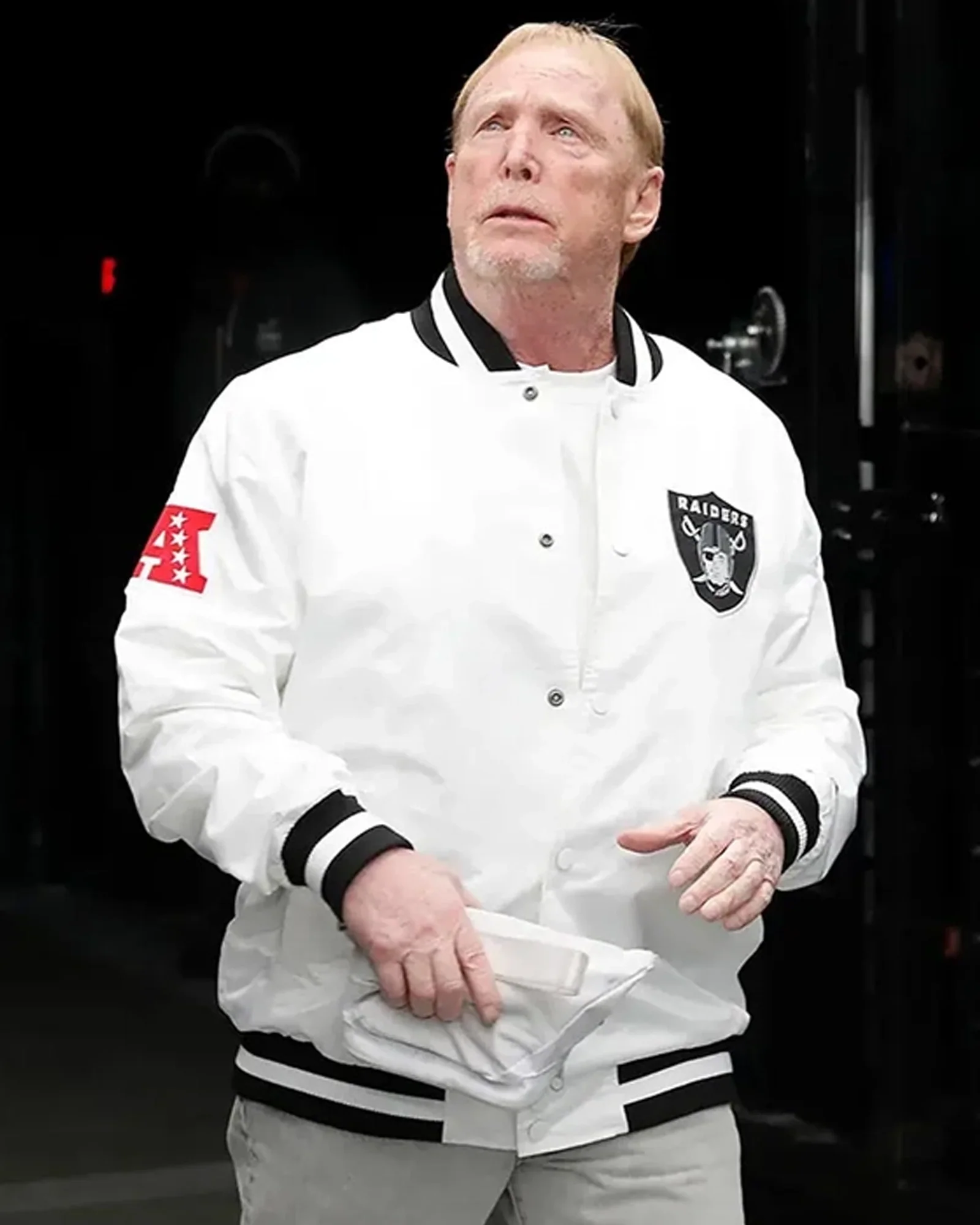 Las vegas mark davis raiders jacket