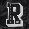 Las vegas raiders black r patch logo