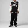 Las vegas raiders black sideline fleece full snap jacket full view