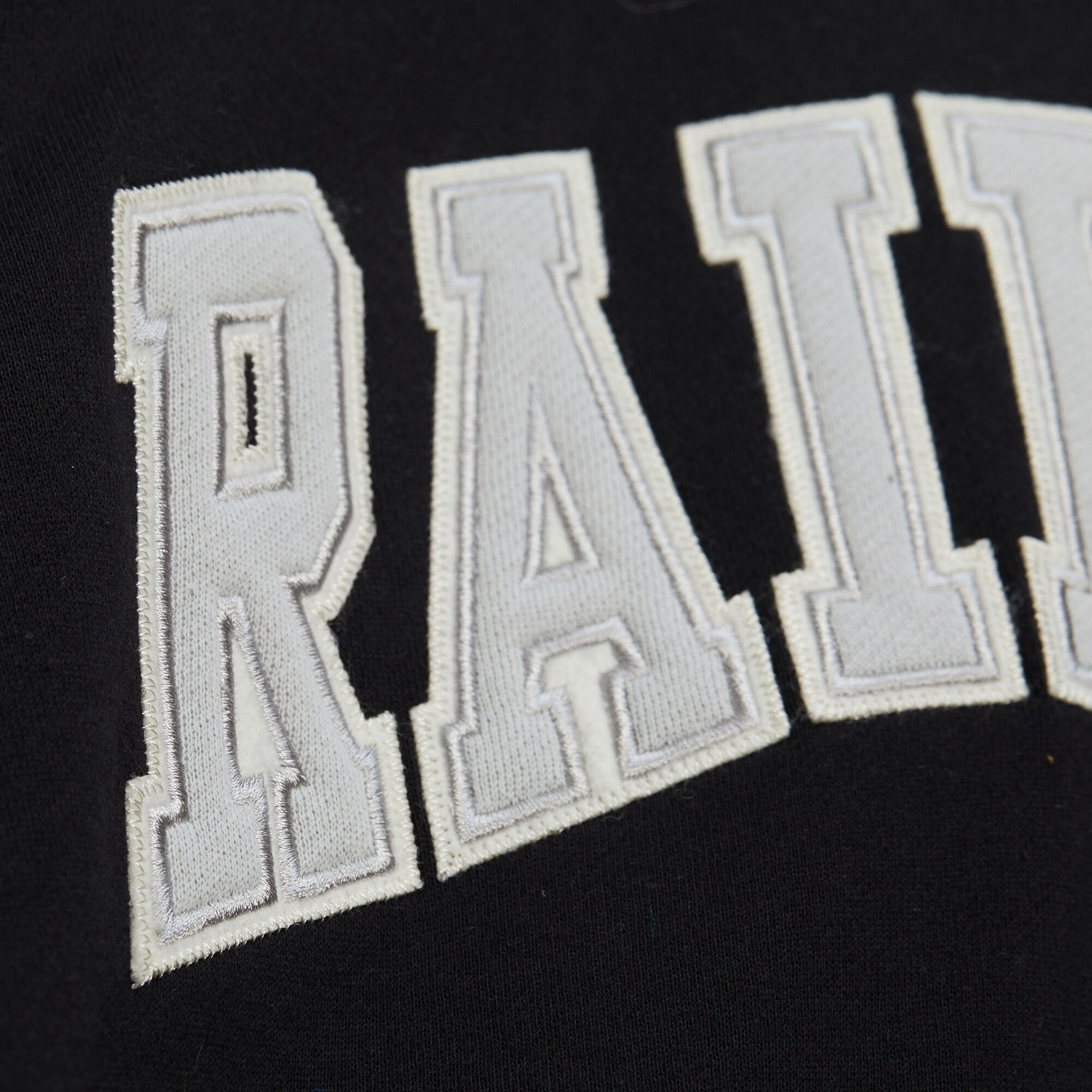 Las vegas raiders black sideline fleece team logo