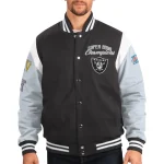 Las Vegas Raiders Franchise Black/Grey Wool Jacket