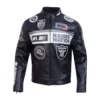 Las vegas raiders moto jacket
