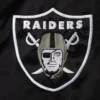 Las vegas raiders prime time full snap satin varsity jacket black