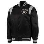 Las Vegas Raiders Prime Time Black Satin Jacket