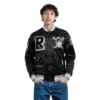 Las vegas raiders satin jacket