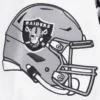 Las vegas raiders script tail wool leather varsity jacket grey white 1