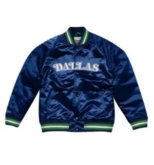 Lightweight satin jacket dallas mavericks