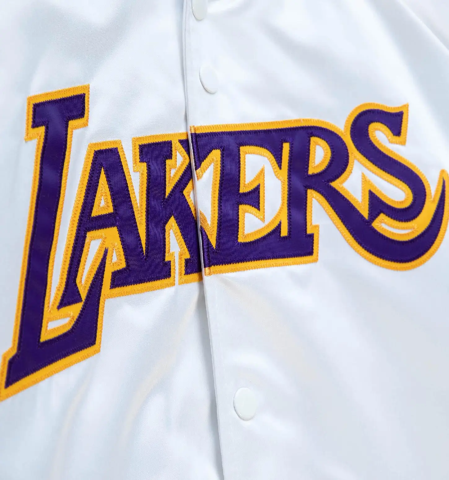Lightweight satin jacket los angeles lakers 2