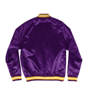 Lightweight satin jacket los angeles lakers 4